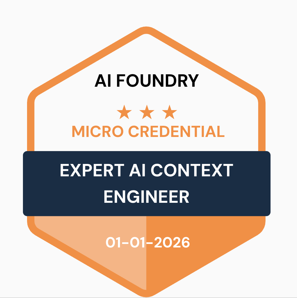 Expert AI Context Engineer Badge